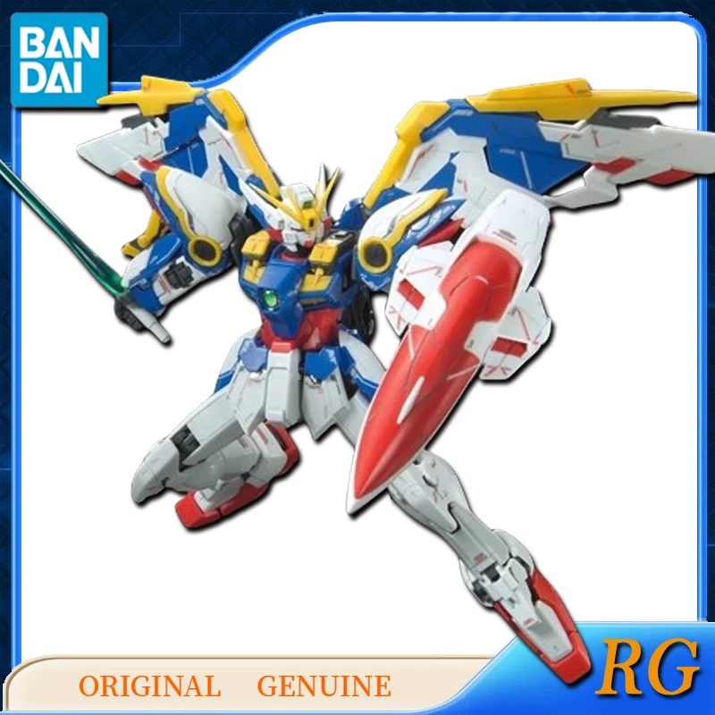 Bandai โมเดลสะสมของขวัญเด็ก, ของเล่น Action FIGURE Anime เดิมปีก RG ของแท้สำหรับเด็กหญิงเด็กชาย