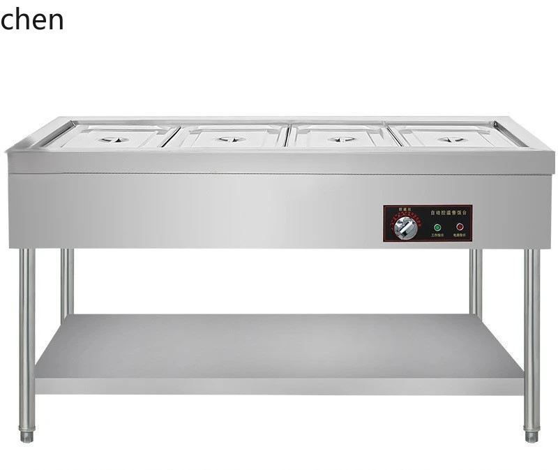 

a3 Stainless Steel Electric Heating Tabletop Insulation Food Stall Insulation Fast Food Cart Stall Constant Temperature Table