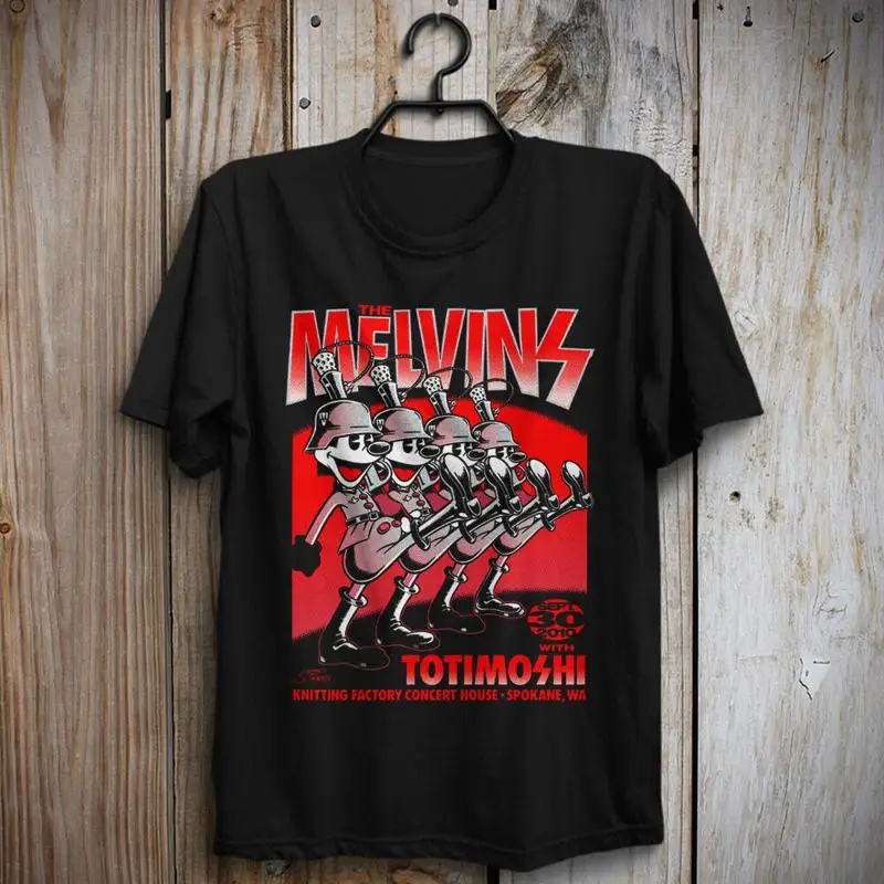 

Плакат с фабрики на вязание, концертный дом от группы Melvins, футболка Totimishi Spokane