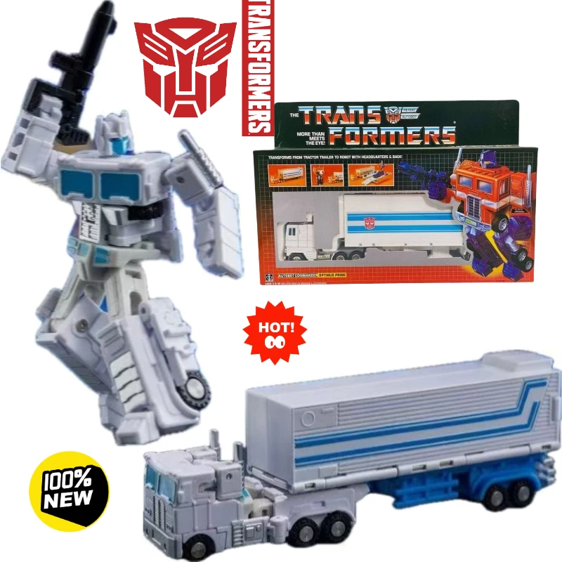 Nieuw product op voorraad Transformer G1 White Optimus Prime Verzamelfiguren Populaire geschenken Anime-personages Verjaardagscadeau Filmrol