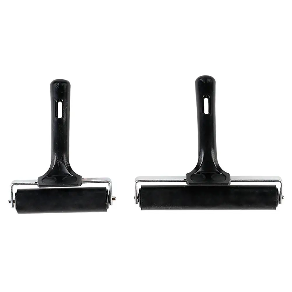 

Rubber Roller 10 CM Ink Distributing Tool Stamping Printing Smooth Heavy Duty Easy Use Clean Comfortable Handle