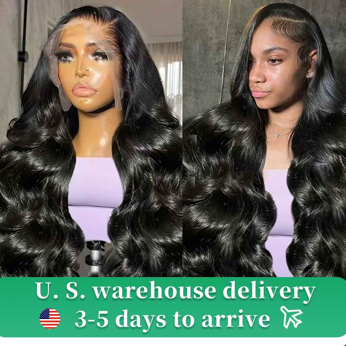 40 inch Body Wave Lace Wig 13x6 Lace Frontal Human Hair Wigs Brazilian Loose Water Wave 13x4 Lace Closure Wig for Black Women