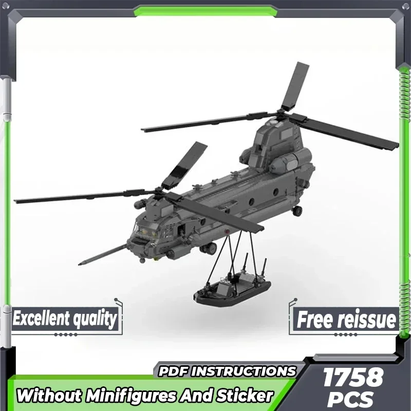 Serie militar, modelo Moc, bloques de construcción, tecnología de helicóptero especial Ops, bloques modulares, regalo, juguetes de Navidad, conjuntos DIY de montaje