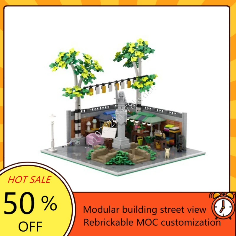 4049PCS Park Collection Modulaire MOC Creatieve street view Model Bouwsteen Architectuur DIY Onderwijs Assemblagemodel Speelgoed Cadeau