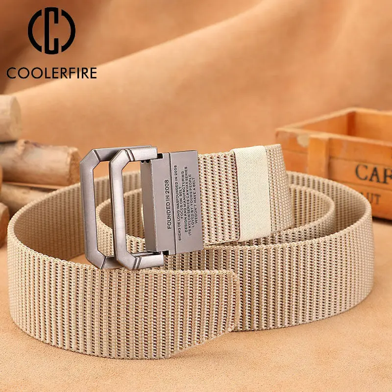 Men Belt Fashion Luxury Designer Jeans Belt for Men Military Sports Strap Nylon Webbing Fabric Tactical Army Canvas Casual Belt