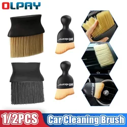 Brosse douce en nylon pour intérieur de voiture, tableau Prada, sortie de climatiseur, écart de brosse, articles de dépoussiérage pour voitures