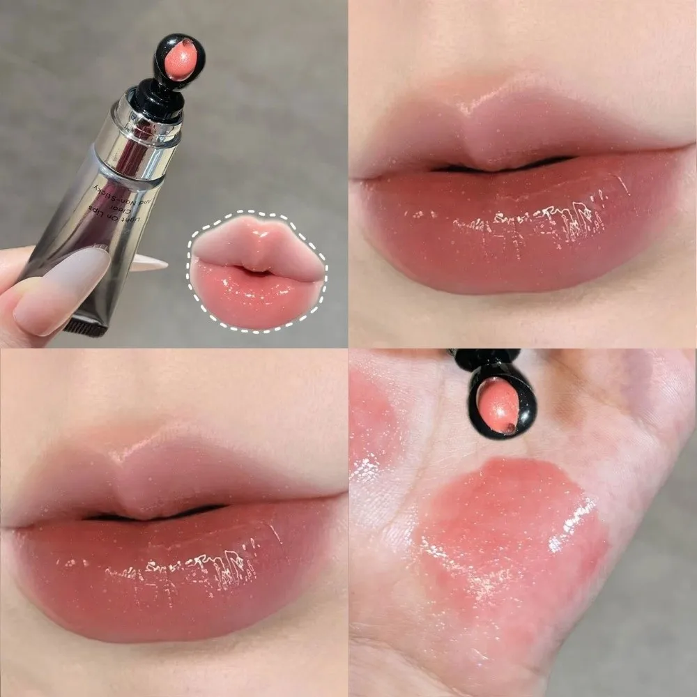 Sexy Non Sticky Lip Gloss Oil Silky Mirror Lip Plumper Shimmer Moisturizing Glass Lip Tint Beauty