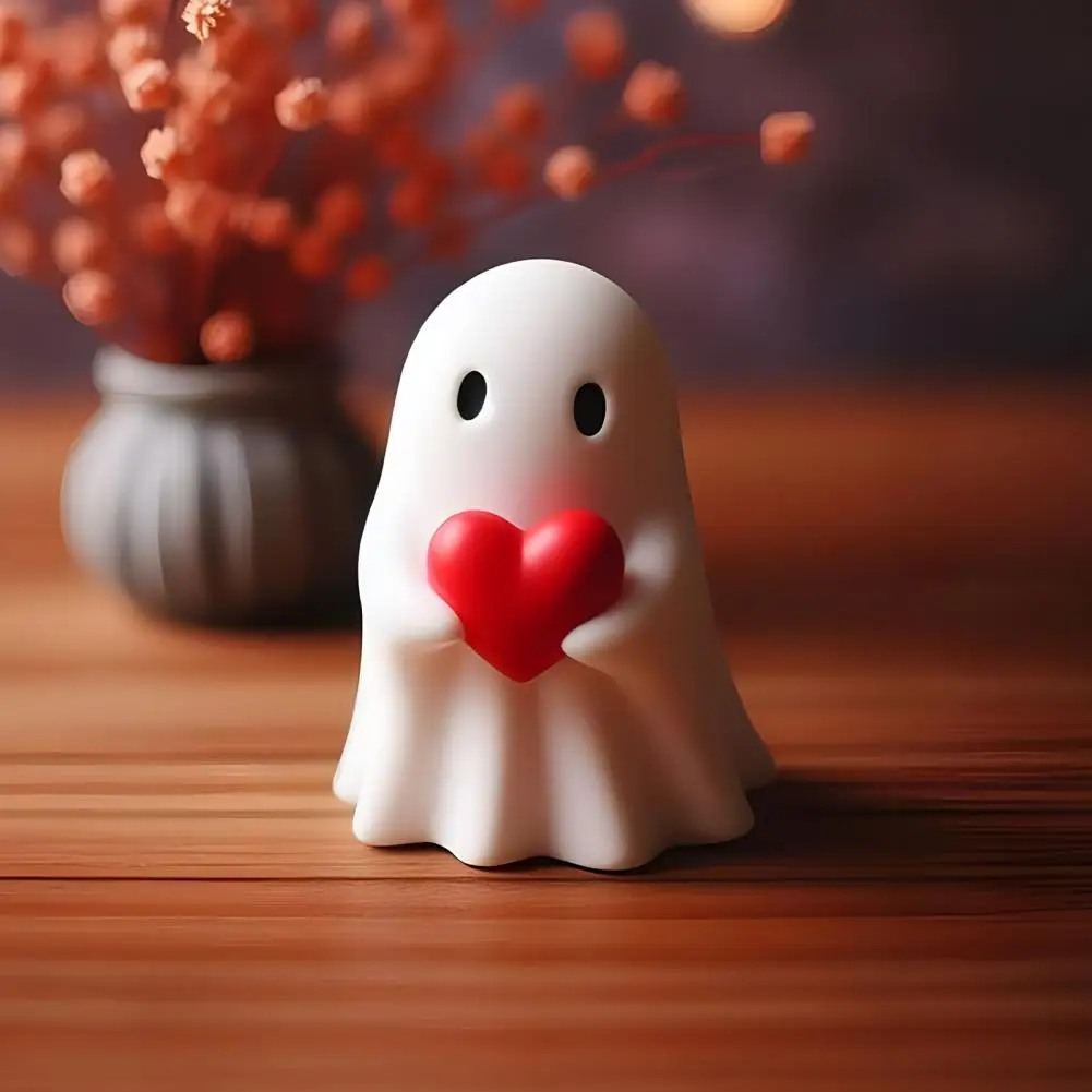 1/2/5 Piece Halloween Ghost Statue Ghost Love Resin Statue Sculpture Home Office Desktop Decoration Decoration