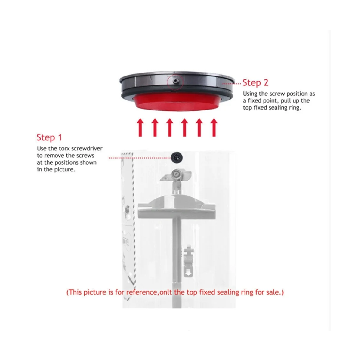 スクリュードライバー付きの固定シールリング,掃除機,ほこり,v10,sv12