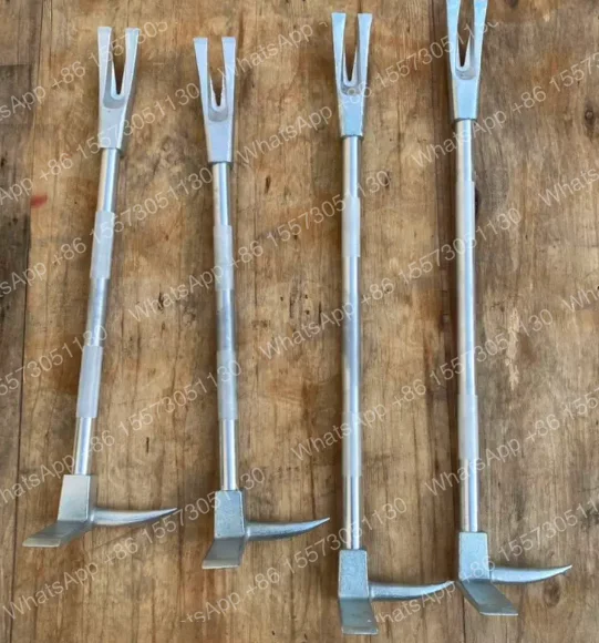 Bar 24  Inch Forged Pry Tool with Claw for Fire Rescue Demolition Nail Puller Emergency Tool
