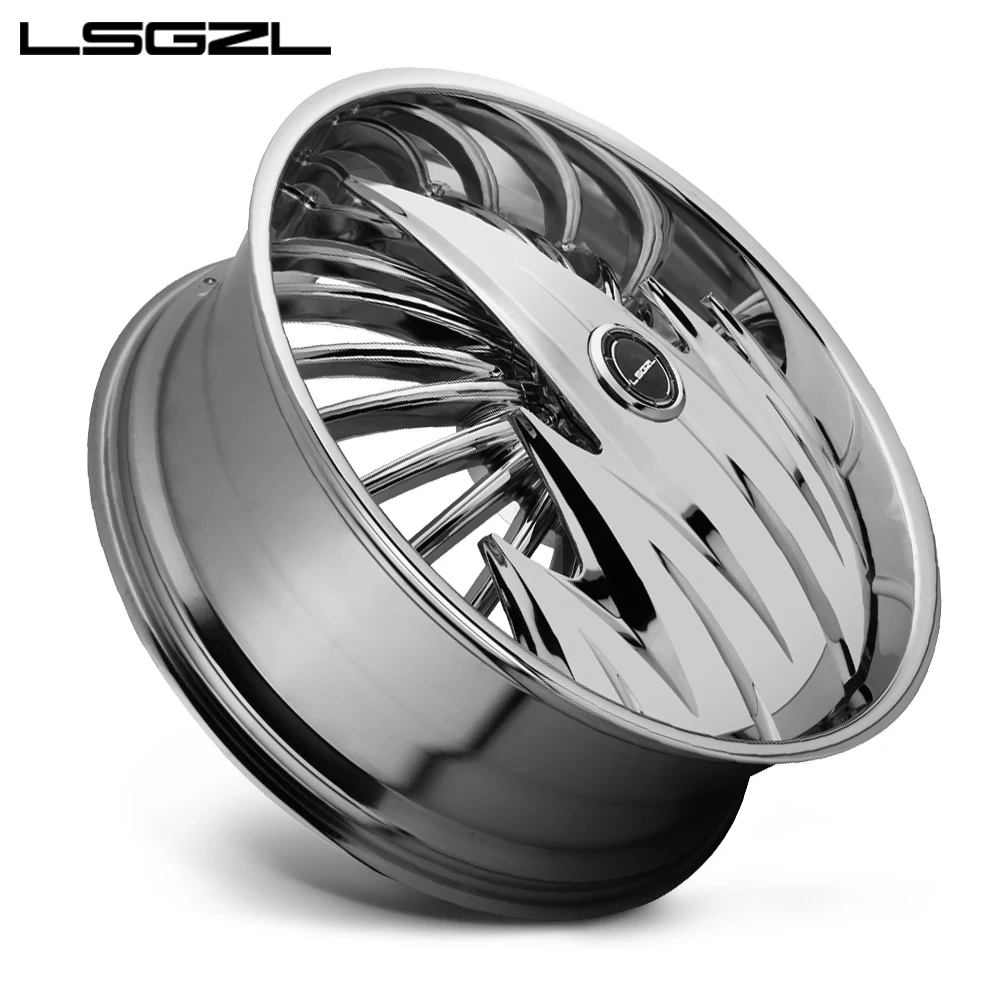 18-19 Inch 2-Piece Star Design Deep Dish Forged Aluminum Wheels High Offset Luxury Sport Car Auto Rim Parts