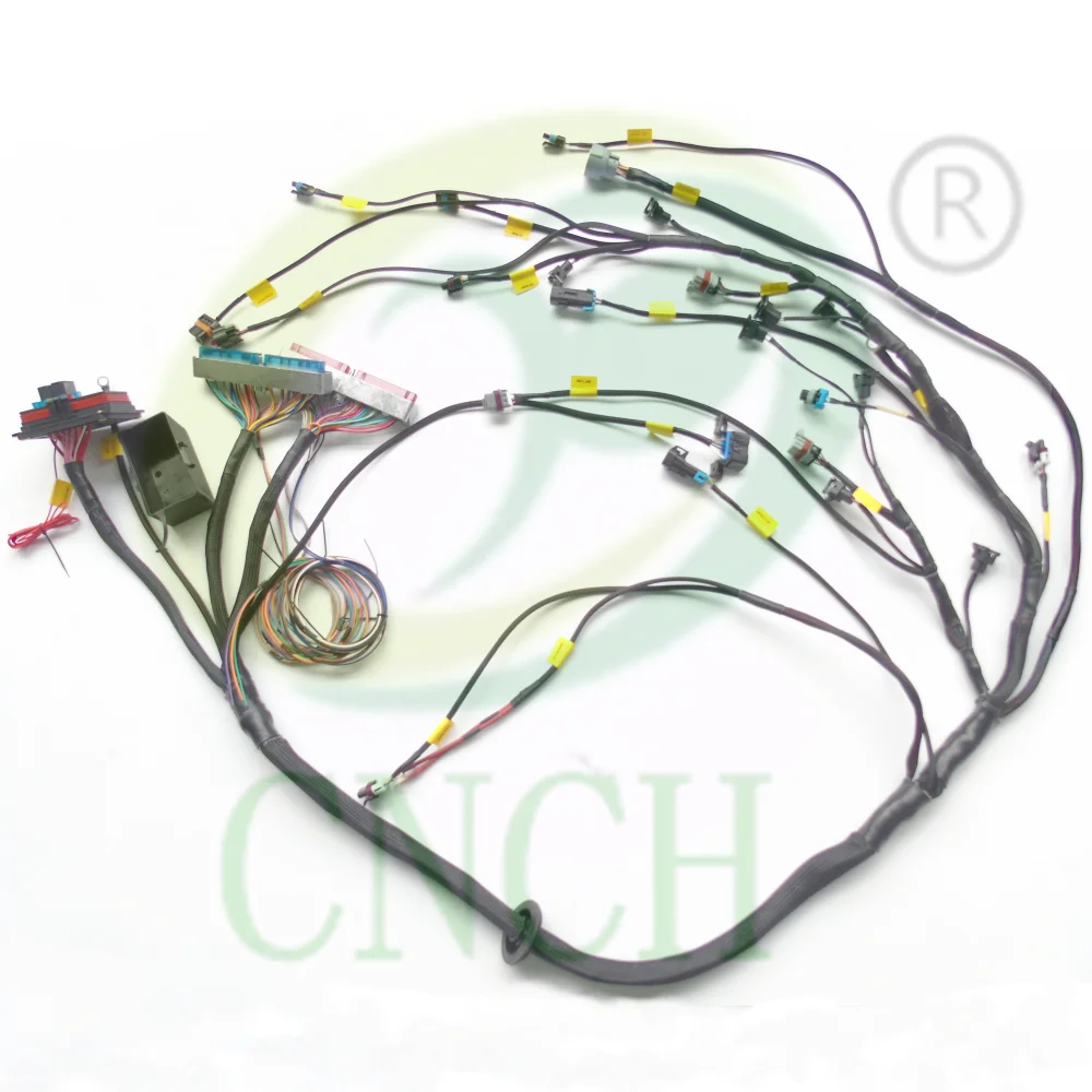 MINI waterproof fuse box wiring Harness 1997-2006 LS1/LSX Standalone W/4L60E (DBC) 4L80E Engine Replace Braided tube