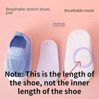Spring Summer Toddler Shoes Breathable Knitted Kids Sneakers Boys Slip-on Tennis Shoes Girls Soft Non-slip School Casual Shoes 5