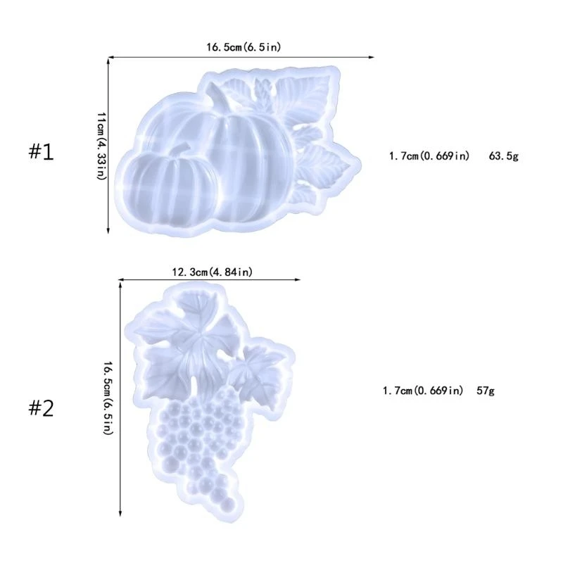 عيد الحب القرع قالب العنب الحلي شبه مجسمة قلادة راتنجات الايبوكسي صياغة قالب مستلزمات صناعة المجوهرات #6