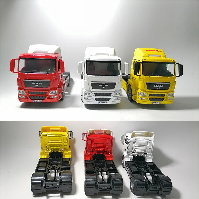 Diecast 1:32 MAN GTX Alloy Truck Head Model Series Red White Yellow Adult Classic Collection Static Display Souvenir Boy Gift