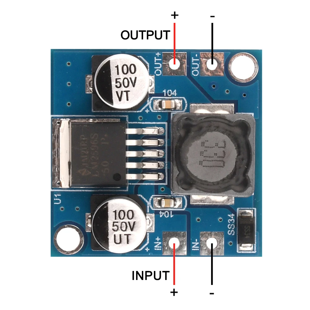 XH-M161 Step-Down Module DC 7-40V to DC 5V 2A Buck Converter Voltage Regulator Conversion Power Supply Module