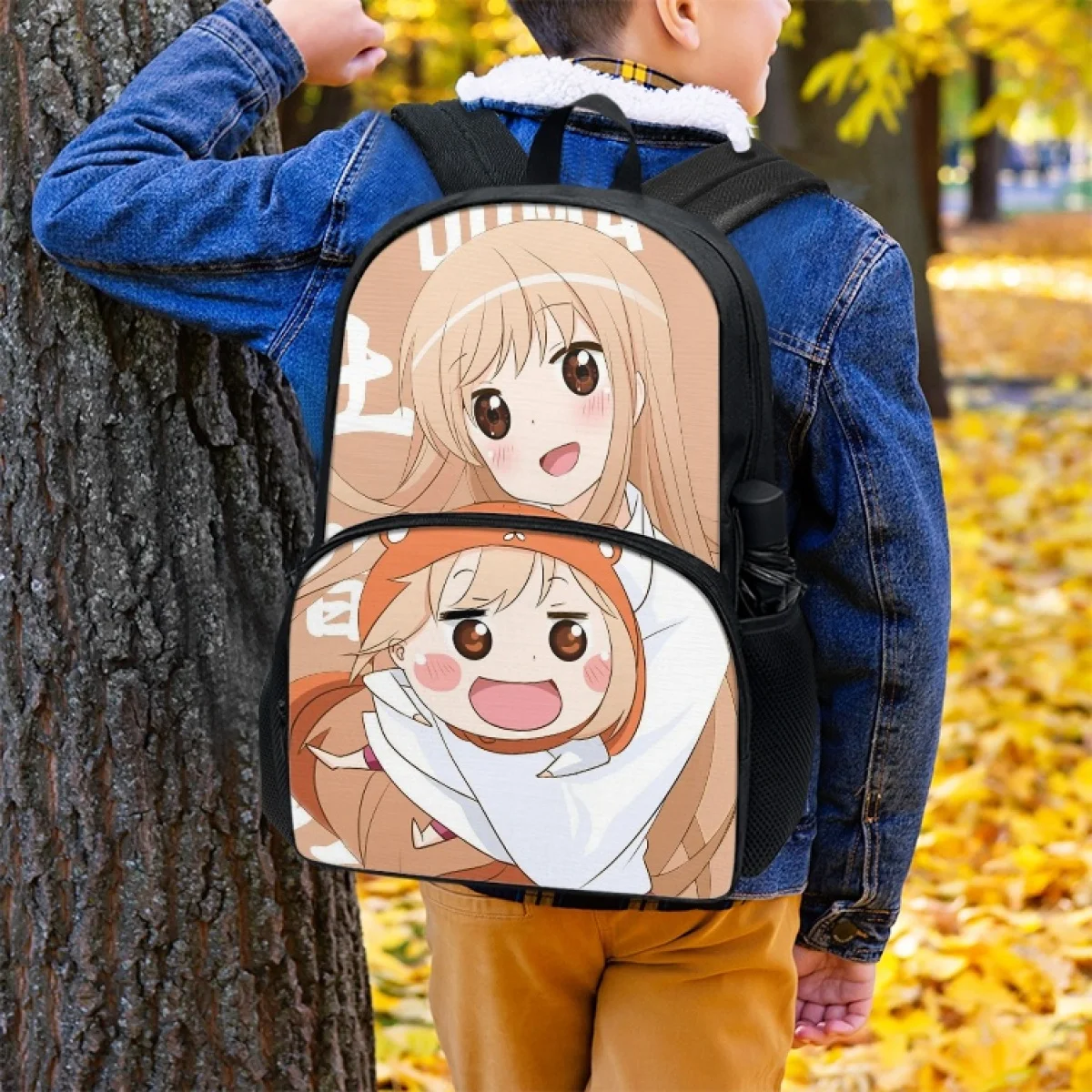 

FORUDESIGNS Himouto! Umaru-chan Schoolbags Primary Secondary School Students Backpacks Lightweight Convenient Back Pack Multi