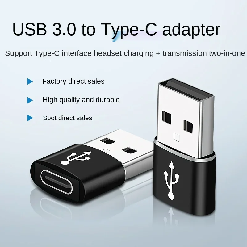 Mini adaptateur USB 3.0 vers USB C 3.1, haute vitesse, type C femelle vers USB type A mâle, charge rapide, convertisseur de données, diviotg