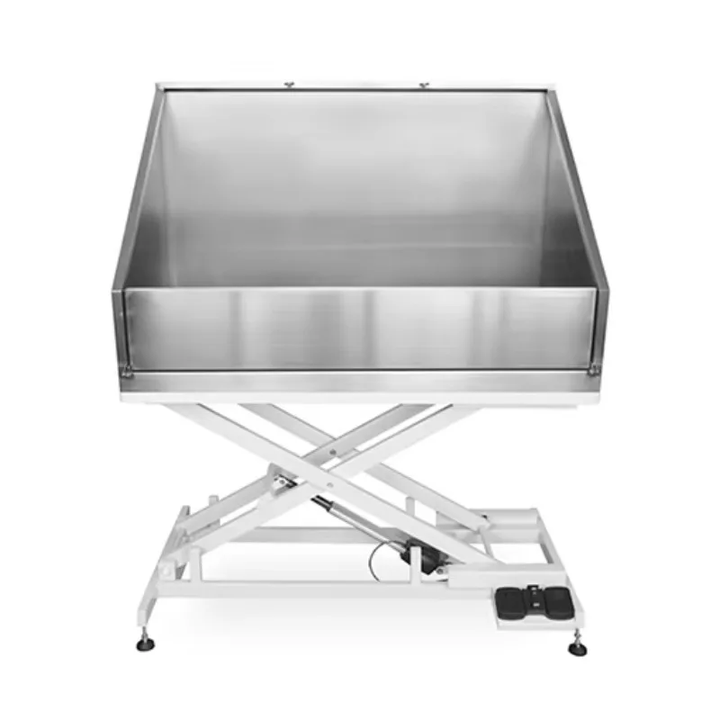 

Eco-Friendly Stainless Steel Pet Dog Bathing Tub with Lifting Door for Bathroom Use