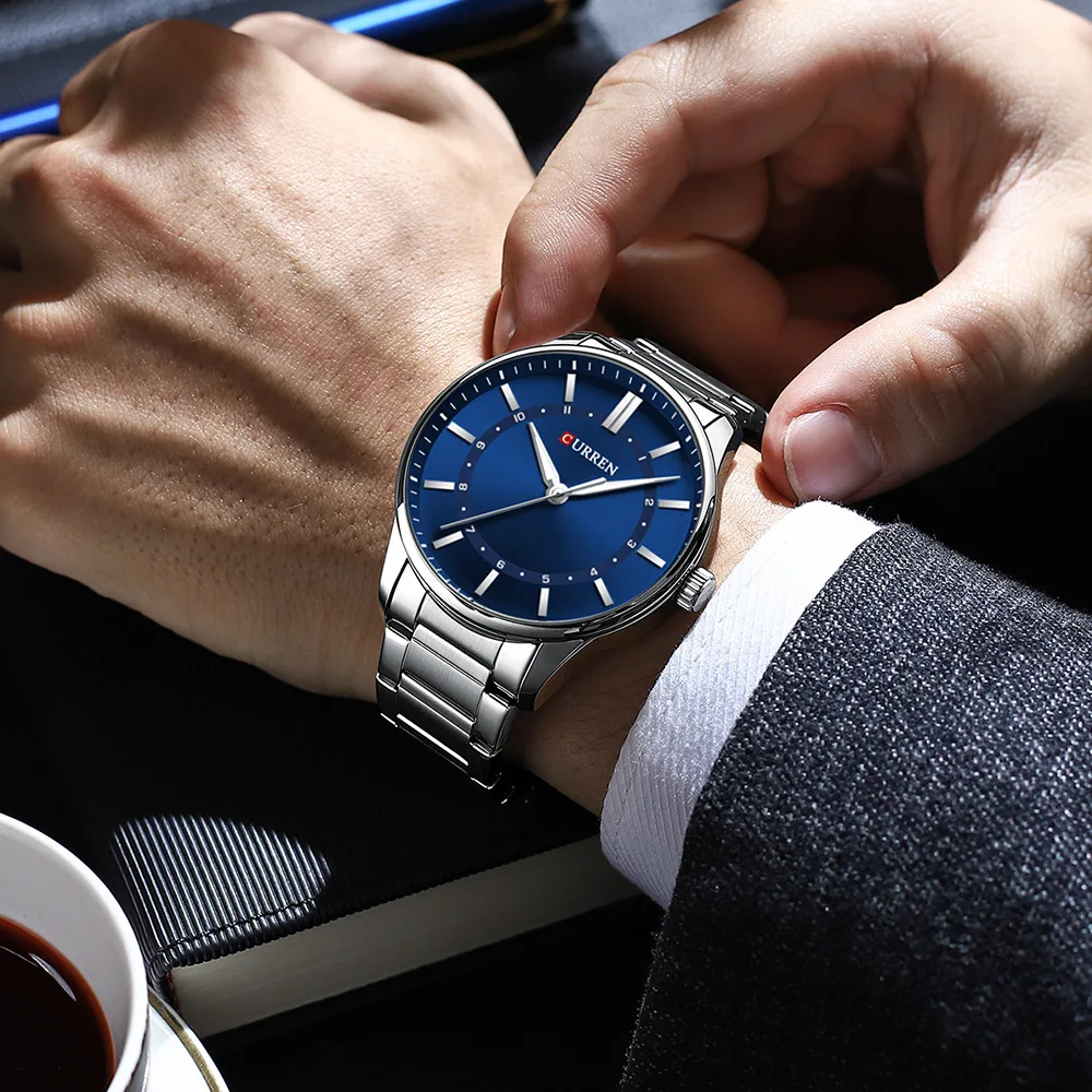 Curren 8430 Luxury Watch Quartz Strip Men's Watch Waterproof Luminous Watches for Men Relojes Para Hombres Reloj Hombre Часы