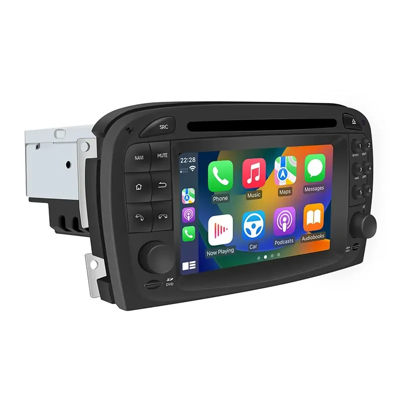 For Mercedes Benz SL R230 SL350 SL500 SL55 SL600 SL65  Video Player 13 Autoradio 2DIN Bluetooth Car Audio