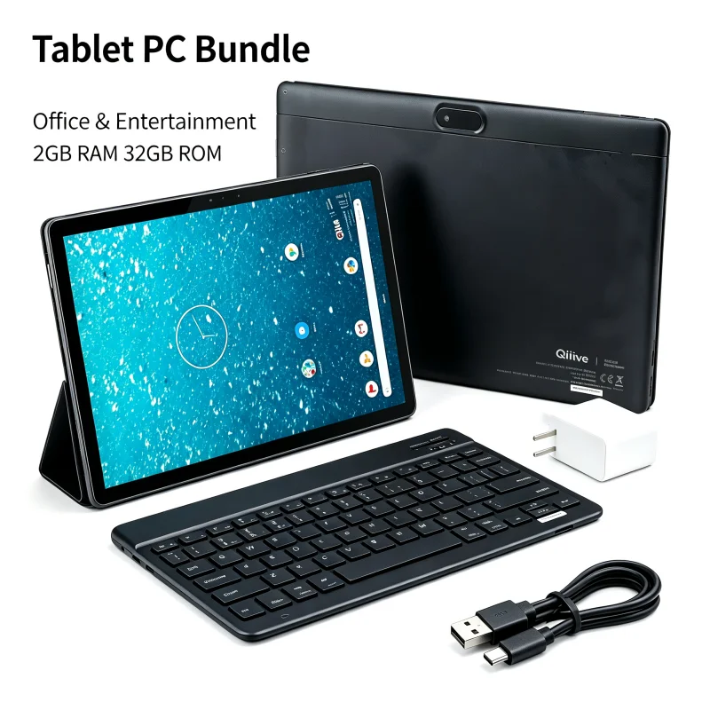 10.1 INCH Q1 Android 9.0 Tablet PC 2GB RAM 32GB ROM 1920 x 1200 pixels Q5-19 MediaTek MTK8163 Quad-core 64-bit Cortex-A53