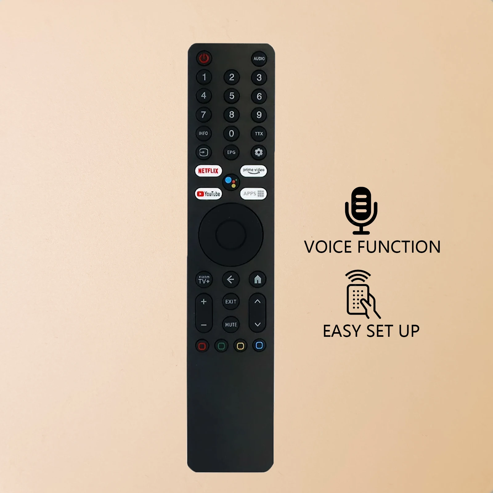 XMRM-ML 360℃ Bluetooth Voice Remote Control for Xiaomi Q2 50 55 65 Smart Ultra HD 4K QLED TV