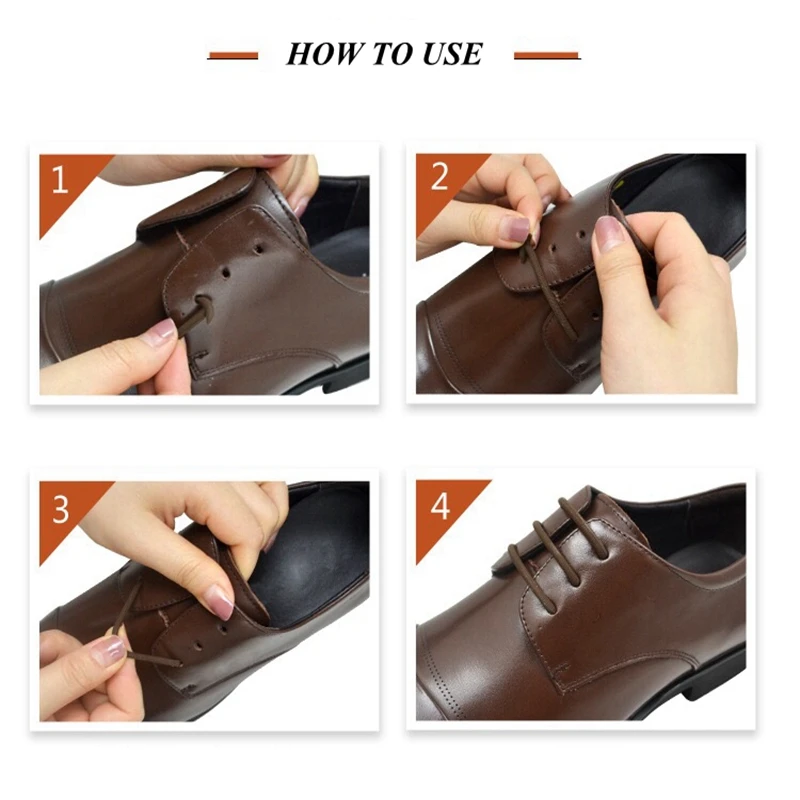 12 Pcs Silicone Shoelaces Men's And Women's Leather Shoes Elastic Shoe Laces Without Ties Fast On And Off Rubber Lazy Shoelace image 6