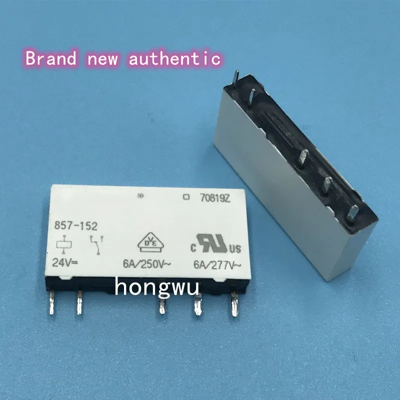 100% Original New 1PCS/ 857-152 DC24V relay  6A  5pins