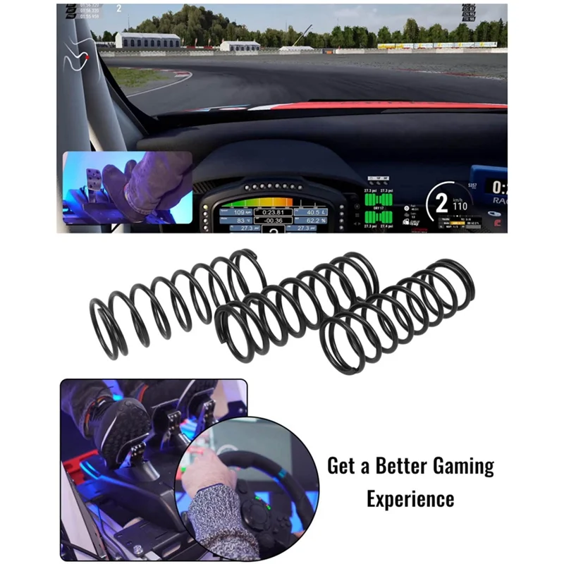 دائم بدال فرامل خنق مخلب دواسة الربيع عدة ل Logitech G25 G27 G29 G920 سباق أجزاء عجلة