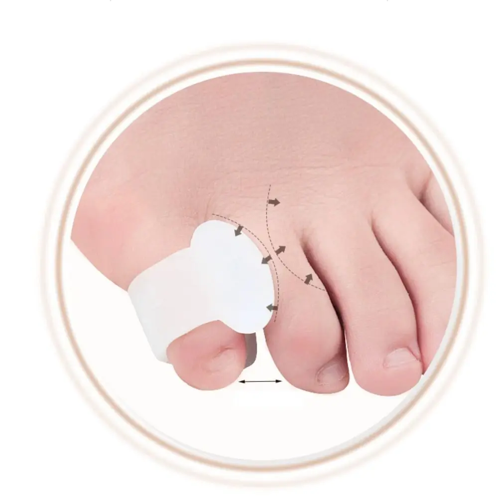 Silicone Gel Feet Care Spreader Toe Valgus Corrector Toe Orthopedic Products Toe Separator Straightener Finger Protector