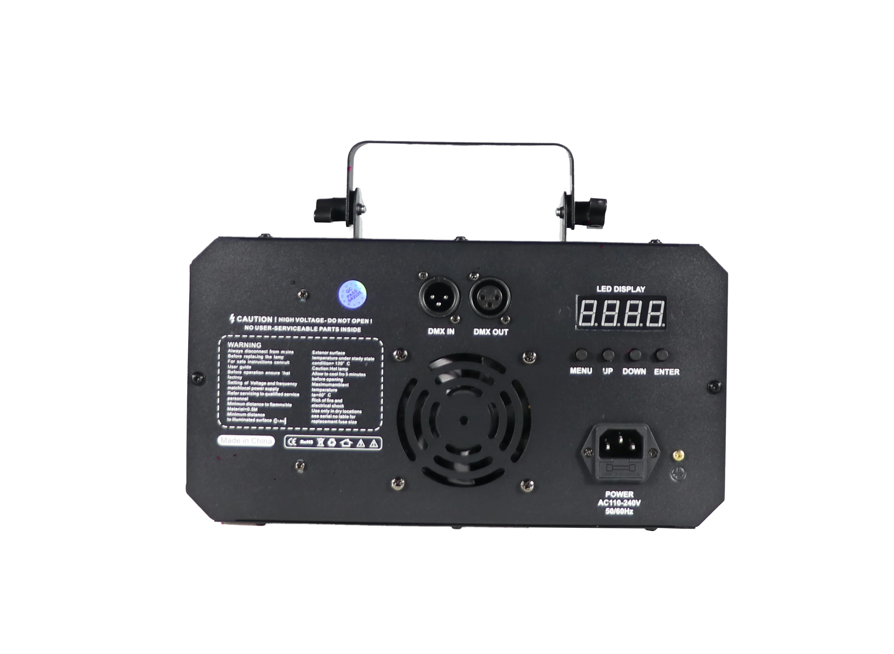 400W Double Row Strobe Light with DMX512 RDM Voice Control LED Stage Flash Light for Bar Club Disco Dance Hall 2x200W White Leds