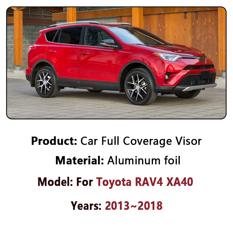 For Toyota RAV4 XA40 2017 2013-2018 Side Car Sunshade Light Blocking Curtains Heat insulation Sun Visor Anti-UV Car Accessories