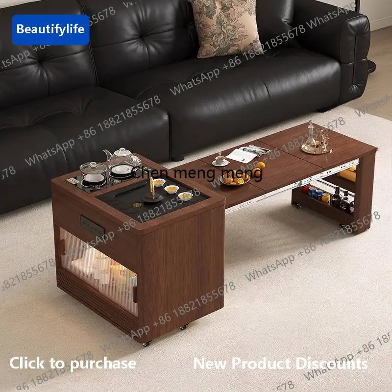 

A56 Small Drawer Coffee Table Designer European Minimalist Saving Coffee Table Center White Mesa De Centro Sala Furniture Home