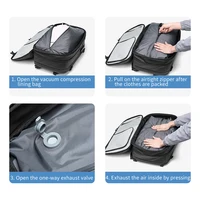 Men Travel Backpack vacuum compression 17 inch Laptop Backpack Business Large Capacity school Backpack Expanded Hiking backpack - Image 2