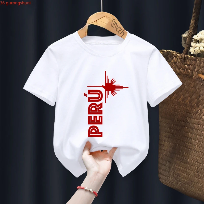 Lima Peru Lustige Jungen Mädchen T-shirts Kid Kinder Anime Geschenk Präsentieren Wenig Baby Harajuku Kleidung jungen t-shirt, Drop Schiff