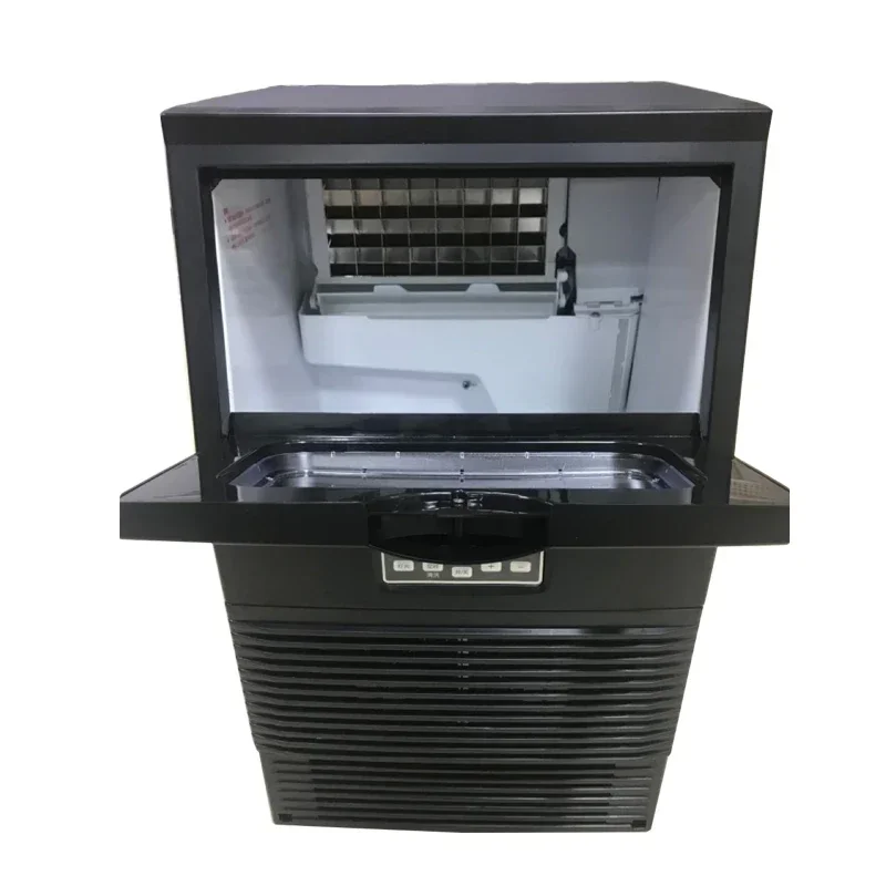 40KG/24H Ice Maker New high quality commercial ice machine household ice machine tea milk shop Automatic water inlet