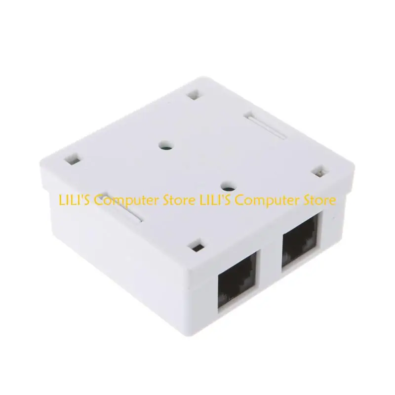 

A52B RJ45 Junction Box Cat5e 8p8c сетевой разъем 2-порта