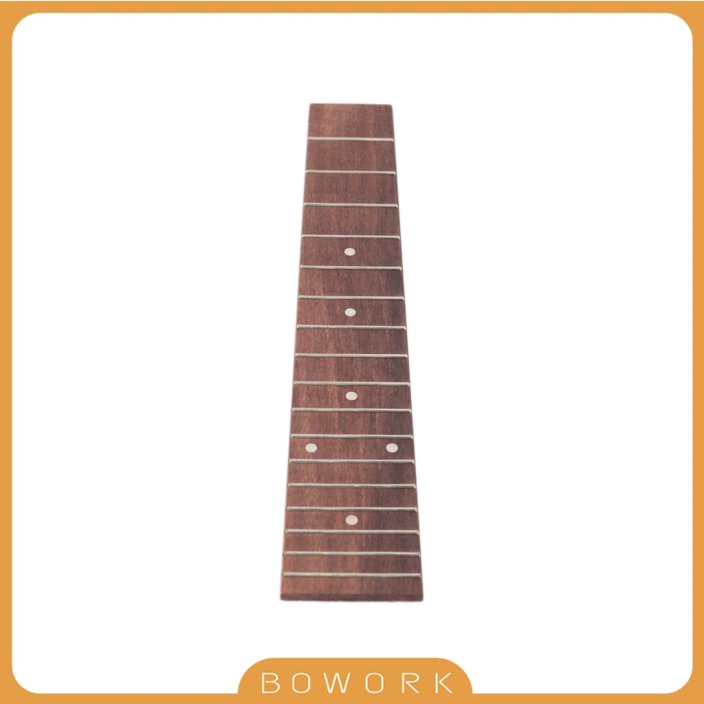 

23" Ukulele Fretboard Fingerboard Concert 4 String Guitar Ukulele 17 Frets Rosewood For DIY Uku Repair Luthier Uke Accessories