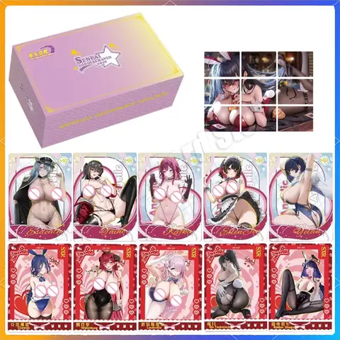 새로운 스타일 여신 이야기 컬렉션 카드 섹시 누드 카드 ACG TCG Waifu 부스터 박스 Doujin 장난감 성인 선물 한정 판매