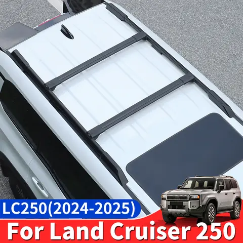 적용 가능 도요타 랜드 크루저 250 2024 2025 프라도 LC250 1958 초판 FJ250 지붕 랙 크로스 바,For Toyota Land Cruiser 250 외부 업그레이드 액세서리 수정 튜닝 신체 부위