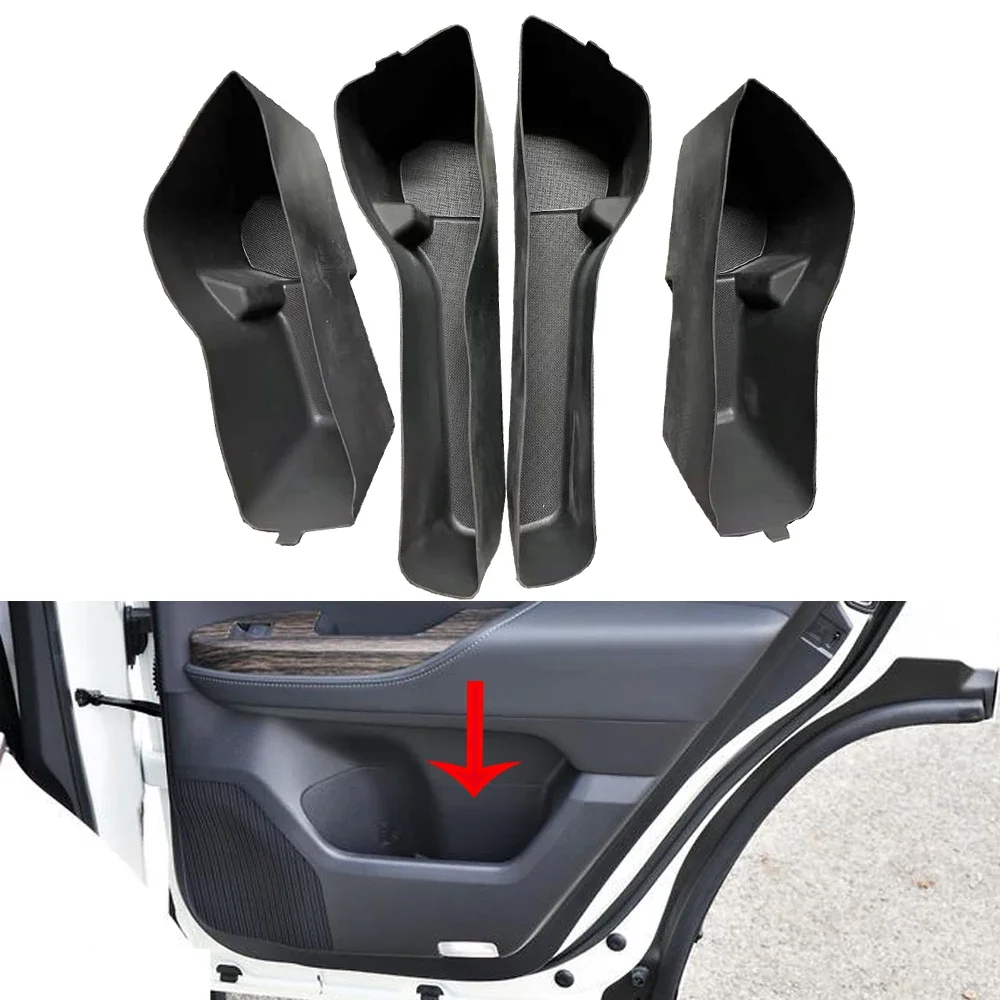 4pcs Front Rear Door Pocket Organizer Box  for to yo ta Land Cruiser 300 2022 2023 Accessories LC300