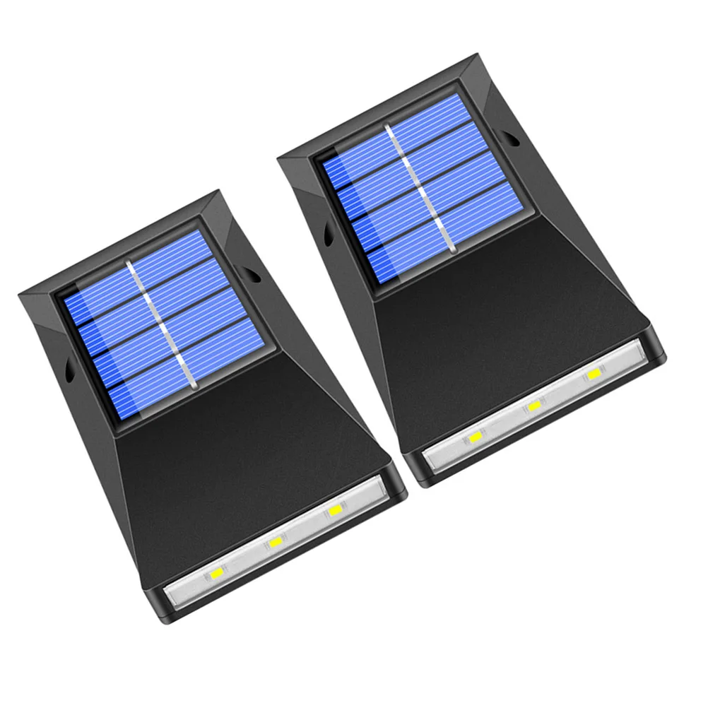 

2Pcs SolarWallLamp Solar Outdoor Wall Light Light Solar Powered Wall Lamp SolarPoweredGardenPatio OutdoorLight