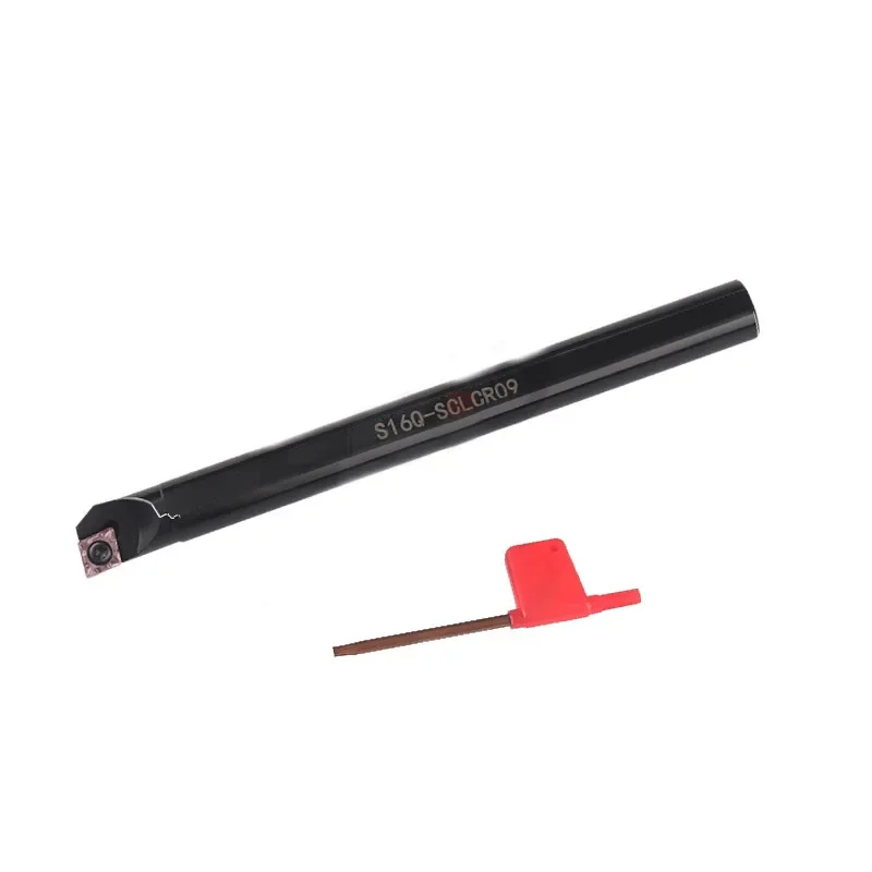 Barre de coupe 95 degrés, nouveau porte-outil CNC, trou intérieur, barre d'alésage, Type de vis, barre d'outils de rotation S16Q-SCLCR09, 1 pièce