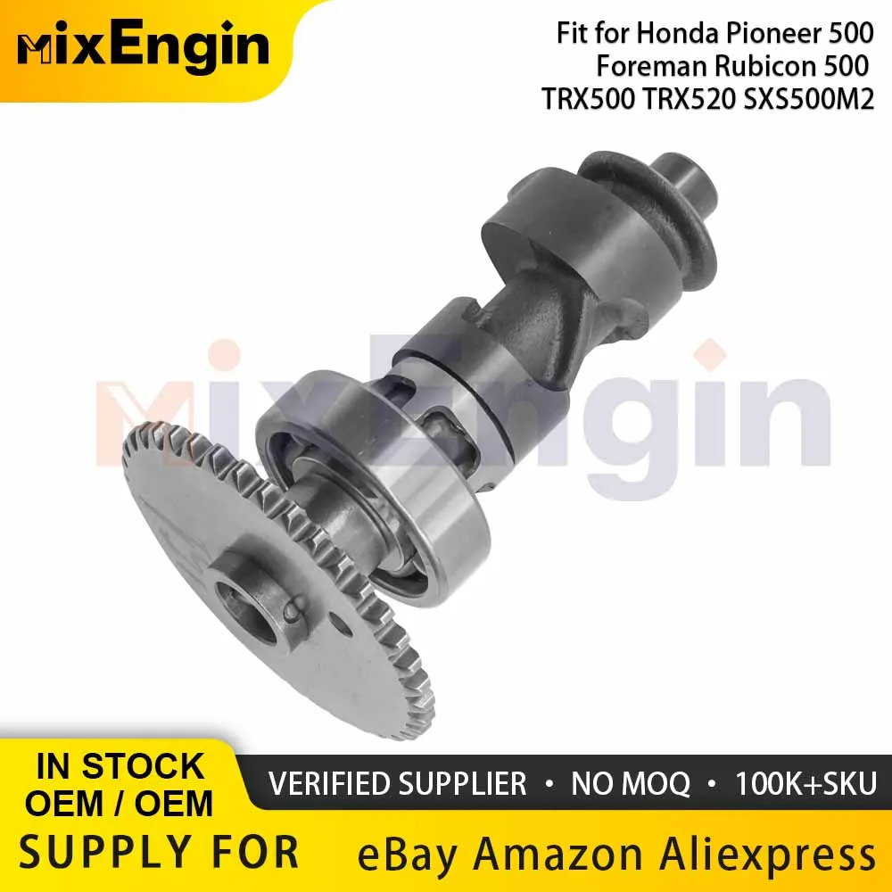 

Распределительный вал двигателя для Honda Foreman Rubicon 500 15-19 TRX500F 20-24 TRX520F Pioneer 500 21-23 SXS500M2 Cam 14100-HR6-A60