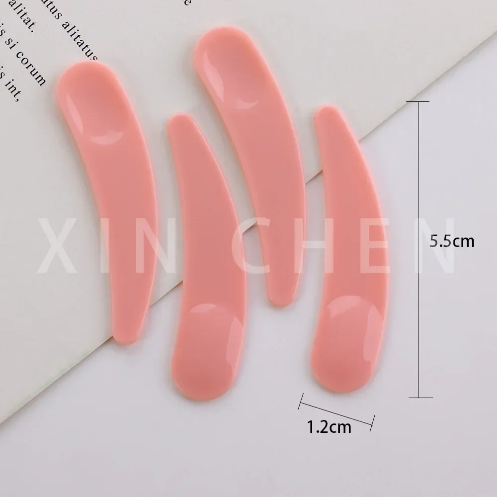 10 Pcs Mini Cosmetic Spatula Disposable Curved Scoop Makeup Mask Cream Spoon Eye Cream Stick Make Up Face Beauty Tool Kits