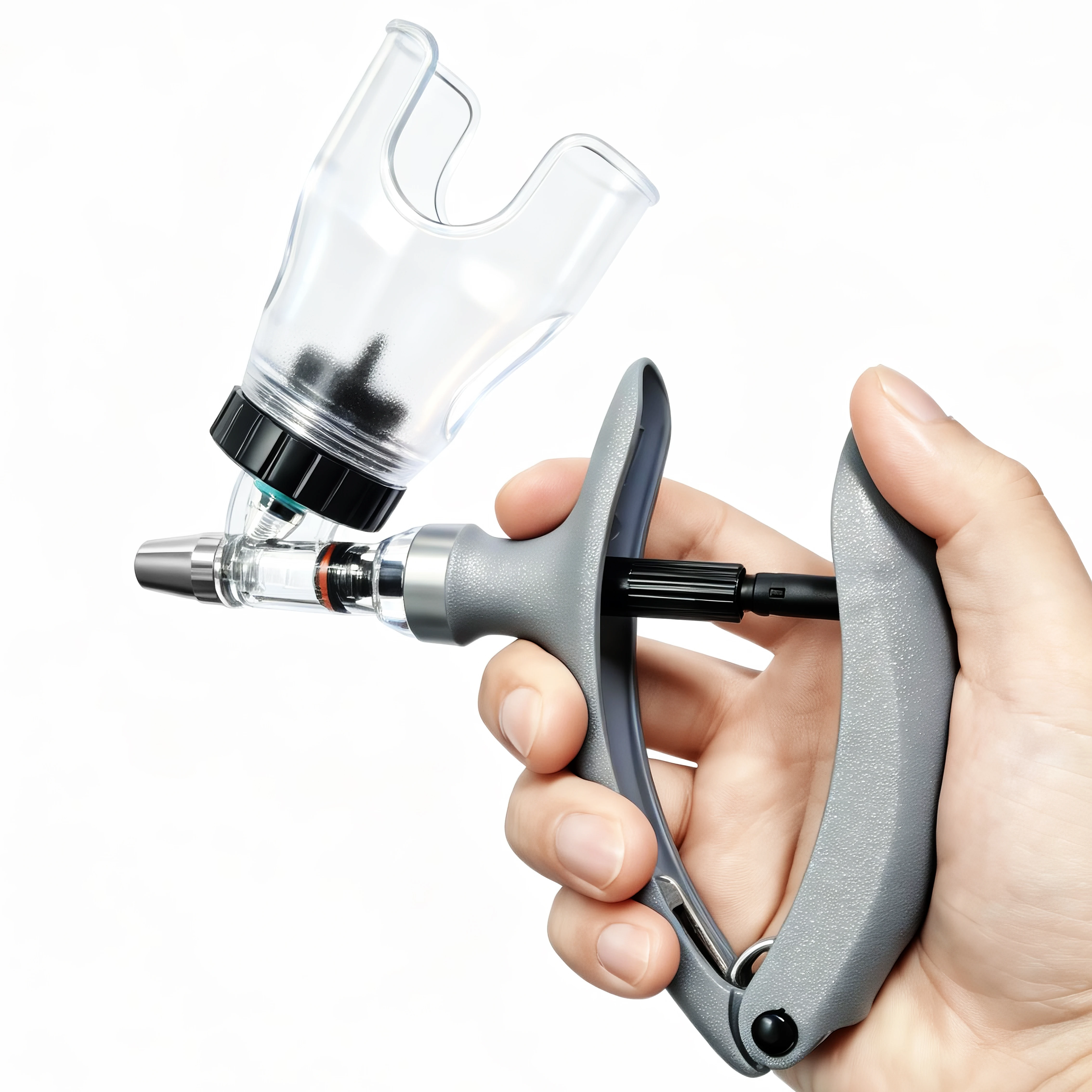 Veterinary Automatic Continuous Syringe, Fully Disassemblable, for Cattle, Sheep, Pigs, and Farms(No Needles)
