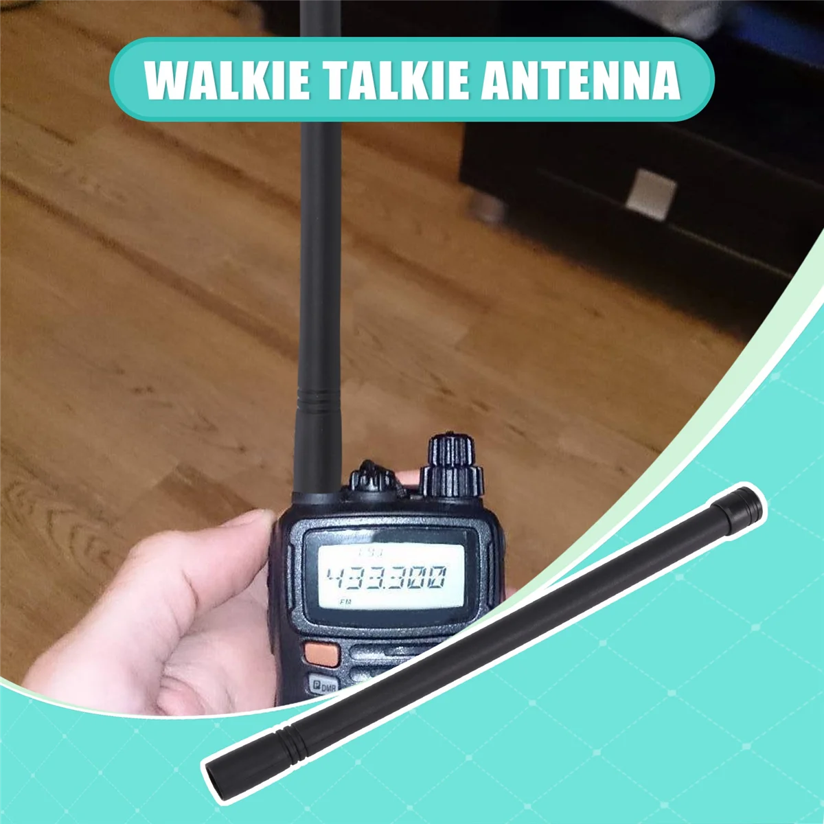 Antenna radio VHF a 2 vie 136-174 MHz per Yaesu VX-150 XY