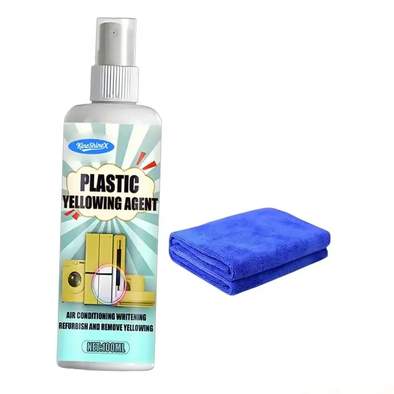 J0MA 50/100ml Appliances Plastic Yellowing Removal Sprayer Gloss Restoration Agent