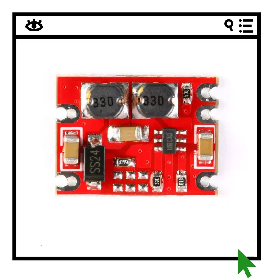 

4PCS Automatic voltage regulation power module with 3-15V output of 3.3/4.2/5/9/12V